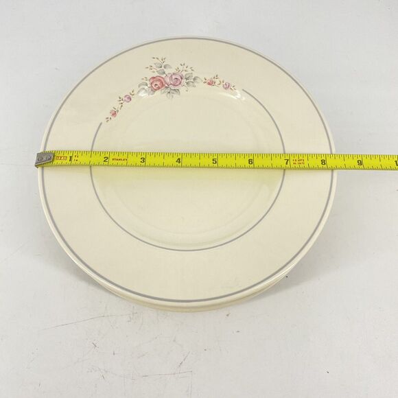 Set Of 5 Pfaltzgraff TROUSSEAU Salad Plates Vintage Retired 8 1/4" - Picture 4 of 6